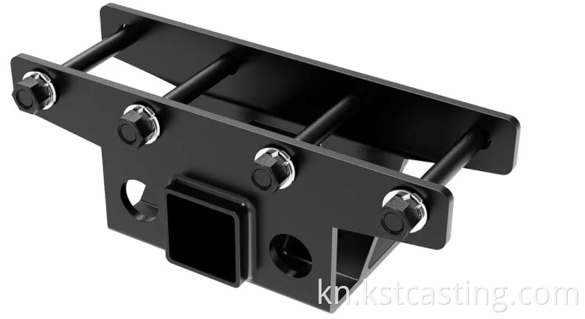 2 ಇಂಚಿನ ಕಪ್ಪು ಮುಗಿದ ಟೋವಿಂಗ್ ರಿಯರ್ ಟ್ರೈಲರ್ ರಿಸೀವರ್ ಹಿಚ್ ಟೋವಿಂಗ್ ಪಾರ್ಟ್ಸ್ ಟ್ರೈಲರ್ ಪರಿಕರಗಳು ಮತ್ತು ಘಟಕಗಳ ಟ್ರೈಲರ್ ಭಾಗ ಪರಿಕರಗಳು